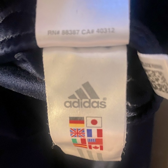 adidas 3 Stripes⚪️🔵⚪️Jogger Pants - Picture 5 of 6